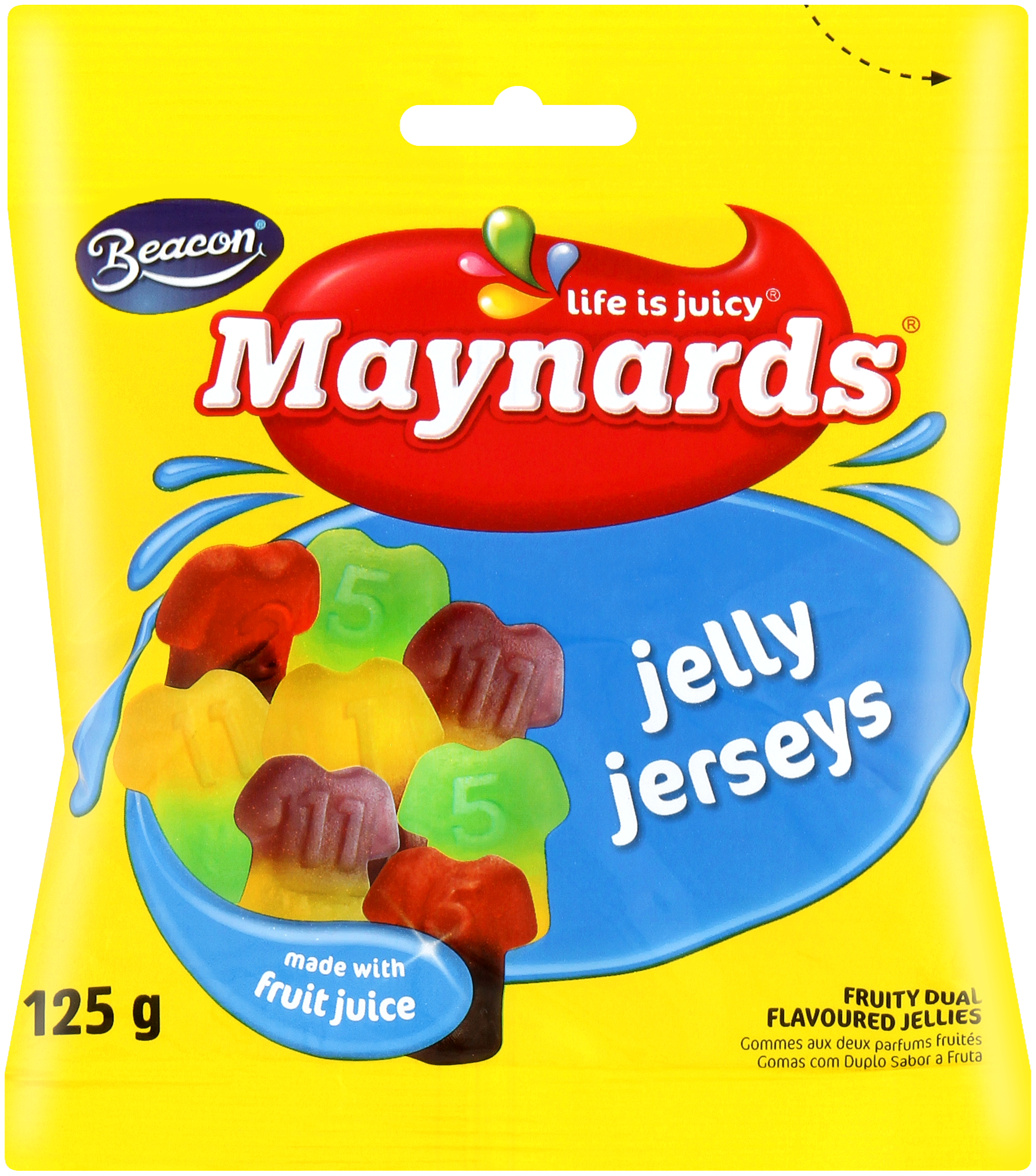 Fruity Flavoured Jelly Jerseys 125g